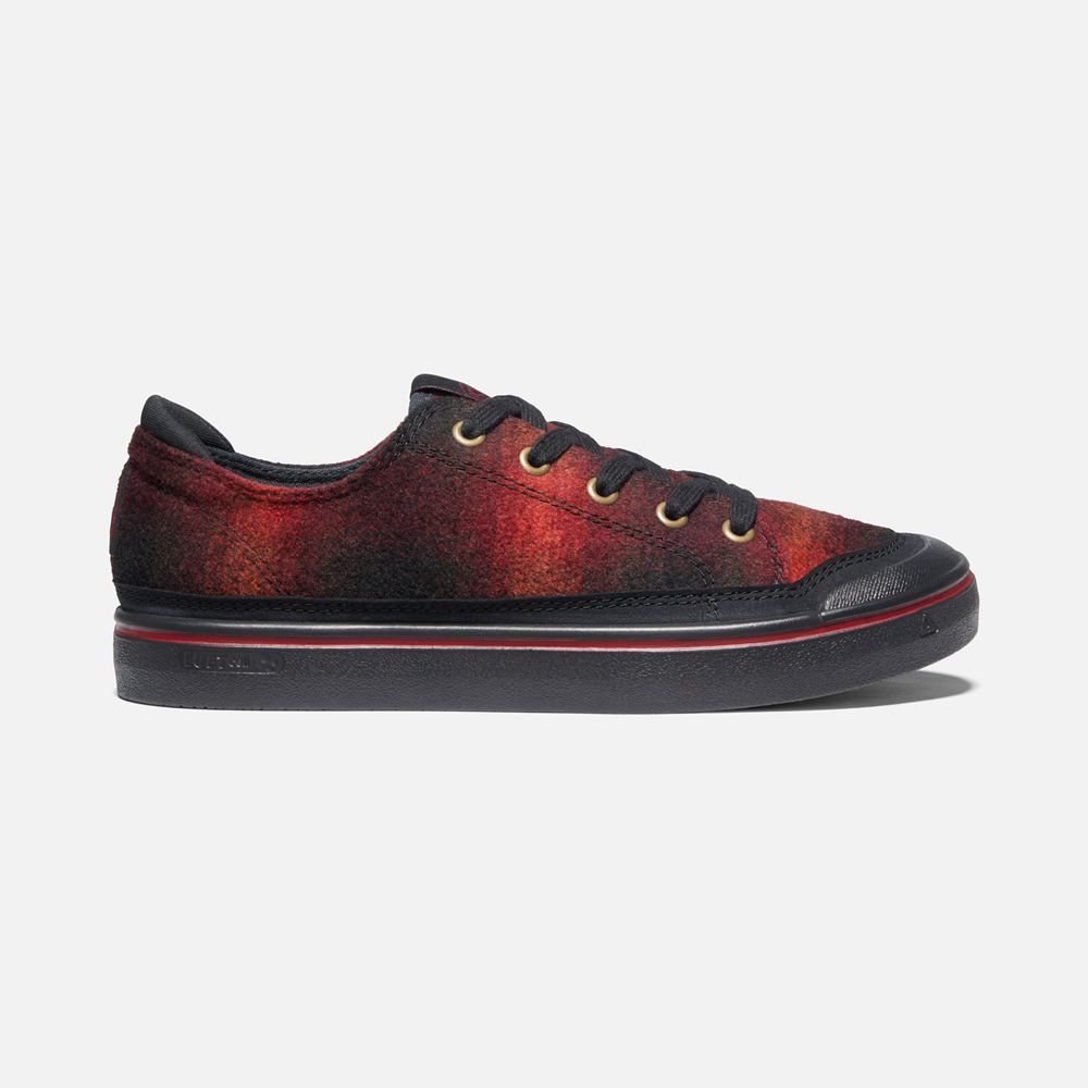 Zapatos de lona Keen Mexico Rojos/Negros - Mujer Elsa Iv Sneaker - IS7925031